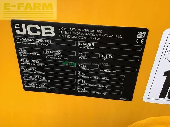 Minicargadora - JCB - 409