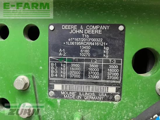 Tractor agrícola - John Deere - 6r195