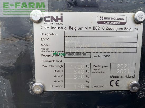 Henificador - New Holland - seitenschwader prorotor l 640t