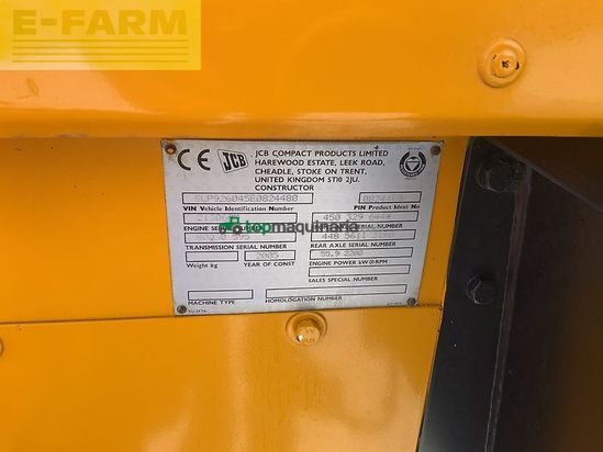 Elevadora - JCB - 926 rough terrain fork lift (st24421)