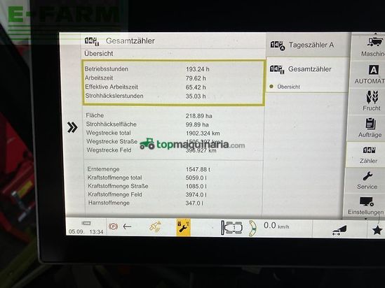 Cosechadora de Cereal - Claas - trion 730