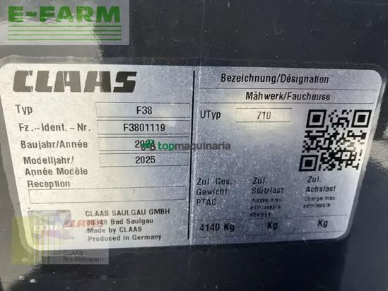 Cortacésped manual - Claas - disco 9700 c as business