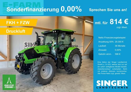 Tractor agrícola - Deutz-Fahr - 5105 gs - fkh fzw ehr dl
