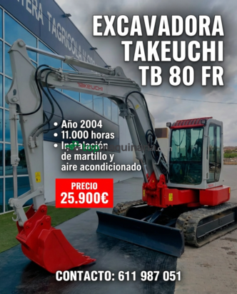 Excavadora - Tb 80 FR