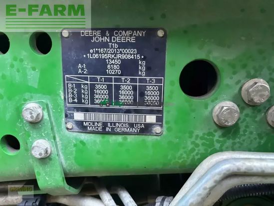 Tractor agrícola - John Deere - 6195r