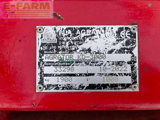 Grada rotativa -  - fraise rot kd3000