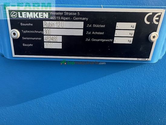 Grada de disco - Lemken - rubin 12/300 z.g.a.n.