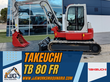 Excavadora - Takeuchi TB 80 FR