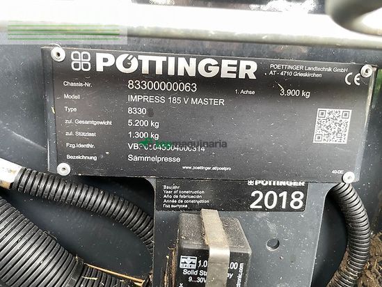Empacadora gigant - Pöttinger - impress 185v master
