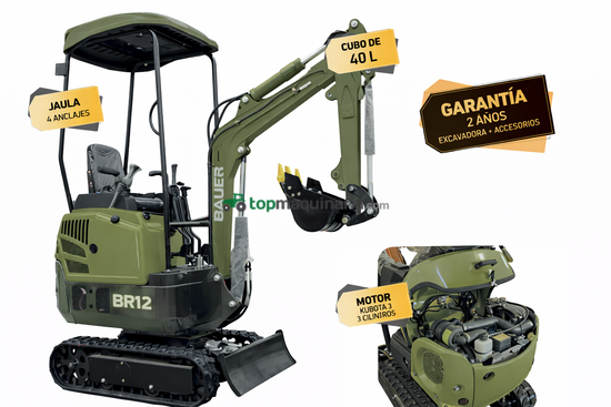 Retroexcavadora - Retroescavadora Mini BR12