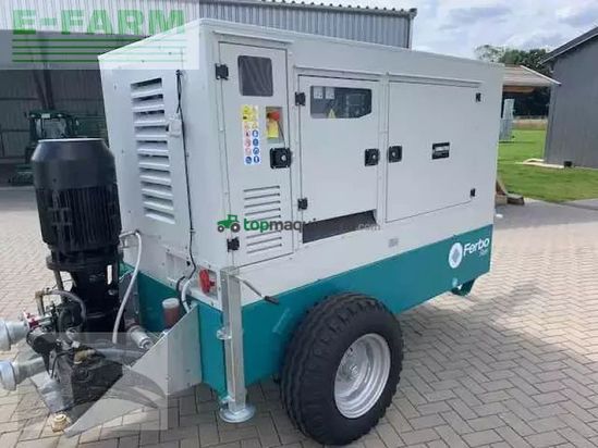 Riego - Ferbo - fox beregnungspumpe mit 40 kva generator