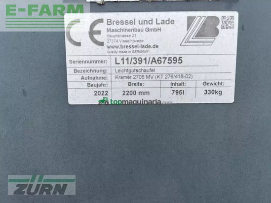 Minicargadora - Bressel und Lade - l11 kt276 hq kramer 2506 mv