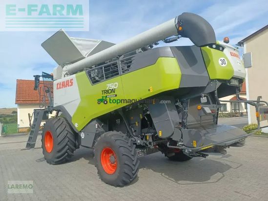 Cosechadora de Cereal - Claas - trion 750 montana + v 770