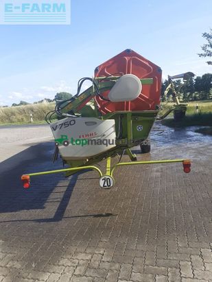 Cabezal - Claas - vario-schneidwerk v 750 + transportwagen