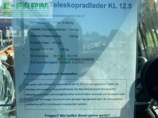 Minicargadora - kramer - kl 12.5