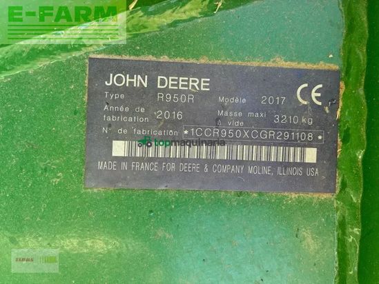 Henificador - John Deere - r950r