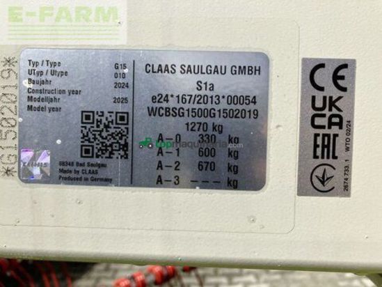 Henificador - Claas - liner 700 twin