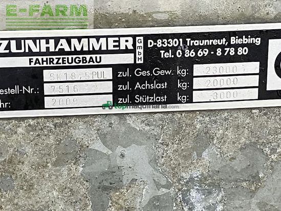 Cuba de purin - Zunhammer - gebr. sk 18,5 pul güllefass zu