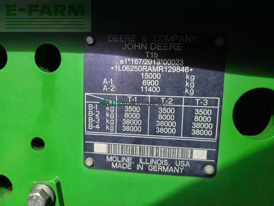 Tractor agrícola - John Deere - 6250r