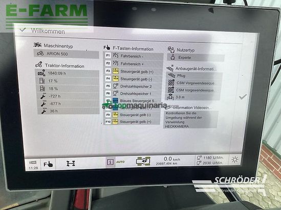 Tractor agrícola - Claas - arion 550 cmatic
