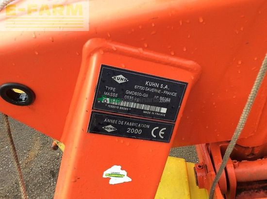 Cortacésped manual - Kuhn - gmd 600 gii