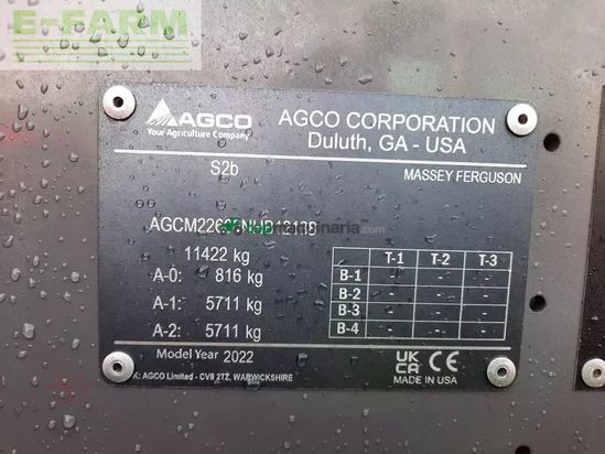 Empacadora gigant - Massey Ferguson - 2260 tc