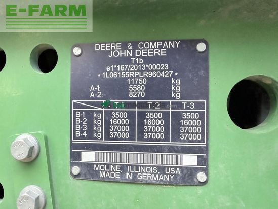 Tractor agrícola - John Deere - 6155 r ap 50 premium