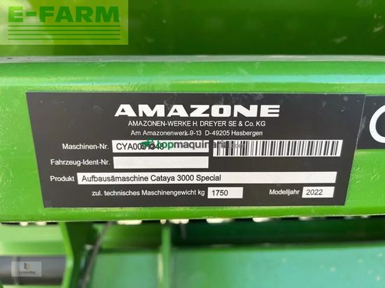 Sembradora - Amazone - cataya 3000 special