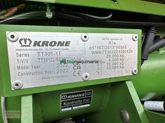 Cinta transportadora de forraje - Krone - rx 360 gd