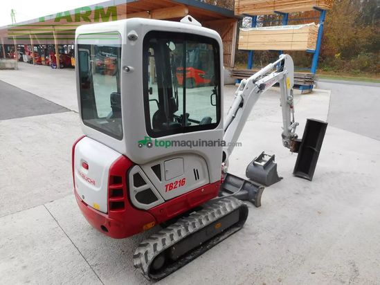 Excavadora - Takeuchi - tb 216 ( 1.865kg ) powertilt + hydr. schnellwech