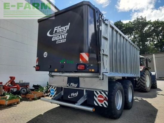 Remolqu agrícola - Fliegl - asw 271 c fox lenkachse 26,5 35m³