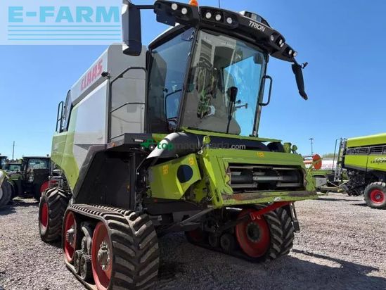 Cosechadora de Cereal - Claas - trion 660 terra trac
