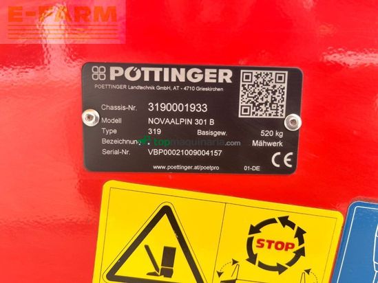 Cortacésped manual - Pöttinger - novaalpin 301 b scheibenmäher