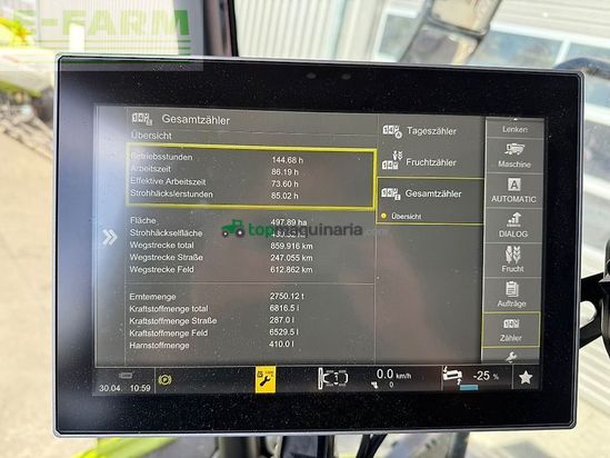 Cosechadora de Cereal - Claas - lexion 8600 terra trac
