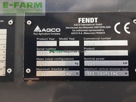 Cosechadora de Cereal - Fendt - 6335 c