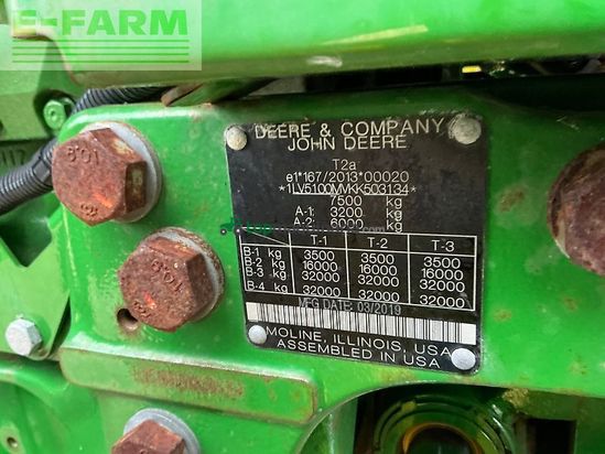 Tractor agrícola - John Deere - 5100m tractor (st25722)
