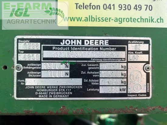 Cosechadora de Cereal - John Deere - 6850