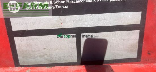 Cinta transportadora de forraje - Mengele - lw 250 economy