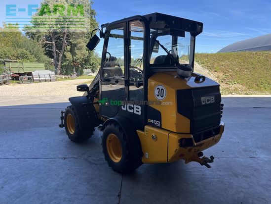 Minicargadora - JCB - 403 plus mit kabine 30km/h euro