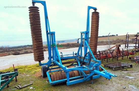 Rodillo agrícola de 6,30 m disco de 450