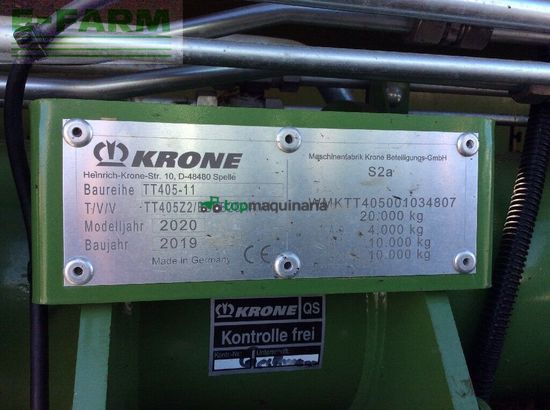 Cinta transportadora de forraje - Krone - zx 430 gd