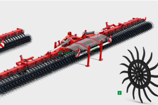 RODILLO AZADA ROTATIVA POTTINGER ROTO CARE V 6600