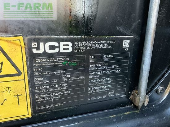 Telescopica - JCB - 533-105 telehandler (st24663)