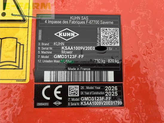 Cortacésped manual - Kuhn - gmd 3123 f ff