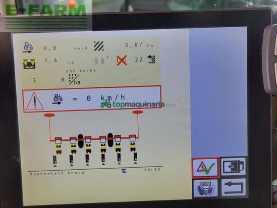Sembradora monograno mecanica - Kverneland - optima v