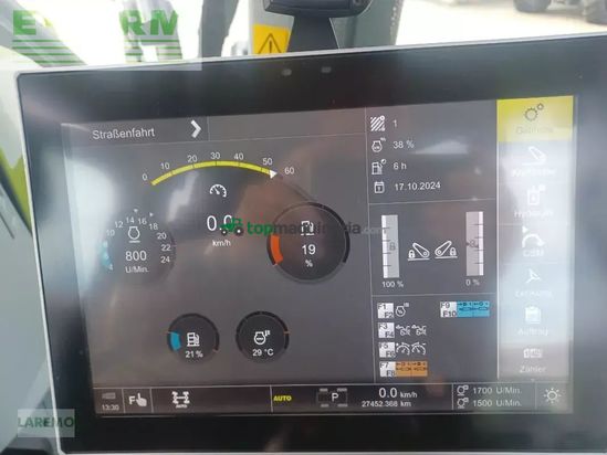 Tractor agrícola - Claas - axion 870 cmatic cebis + mx frontlader t 418