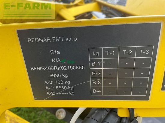 Cultivador - Bednar - actros ro 4000r