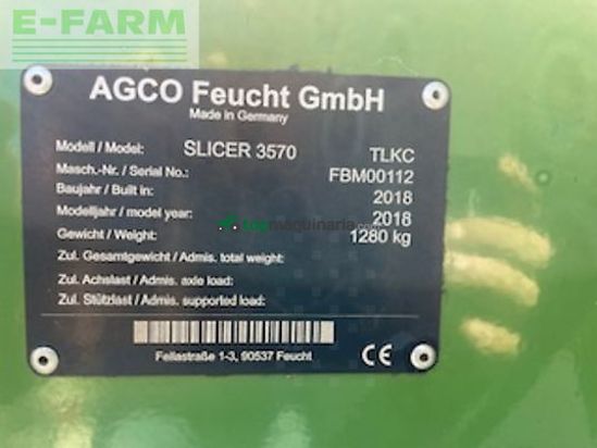 Cortacésped manual - Fendt - slicer 3570 tlkc