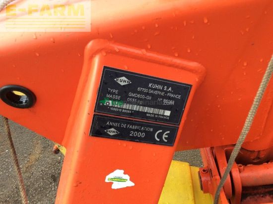 Cortacésped manual - Kuhn - gmd 600 gii