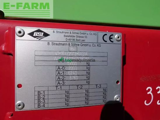 Remolqu agrícola - Strautmann - ambion 500